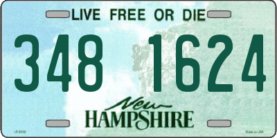 NH license plate 3481624