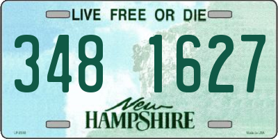 NH license plate 3481627