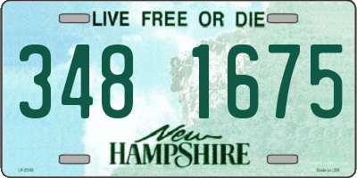 NH license plate 3481675
