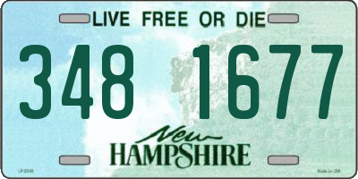 NH license plate 3481677