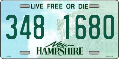 NH license plate 3481680
