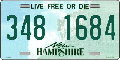 NH license plate 3481684
