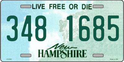 NH license plate 3481685