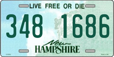 NH license plate 3481686