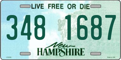 NH license plate 3481687