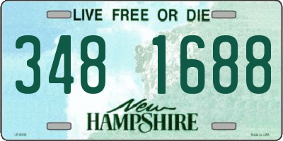NH license plate 3481688