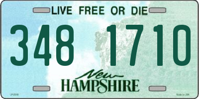 NH license plate 3481710
