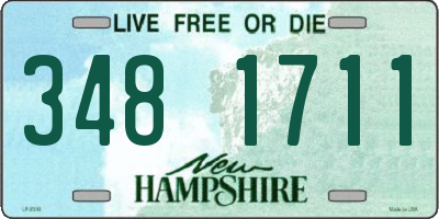 NH license plate 3481711