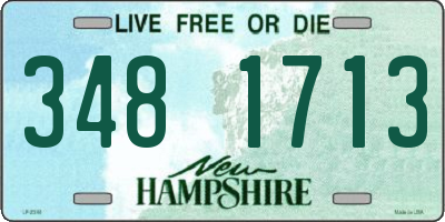NH license plate 3481713
