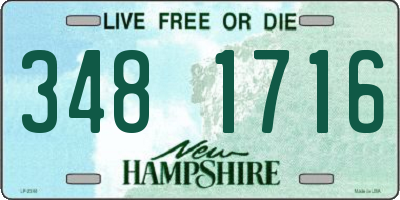 NH license plate 3481716