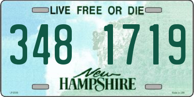 NH license plate 3481719