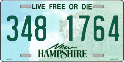 NH license plate 3481764