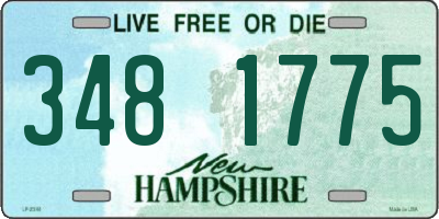 NH license plate 3481775