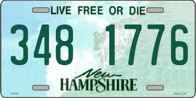 NH license plate 3481776