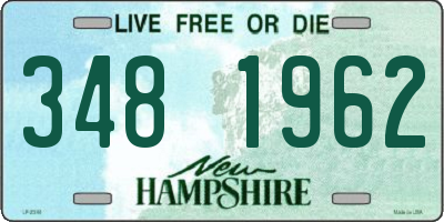NH license plate 3481962