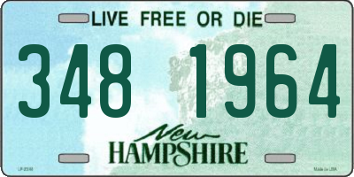 NH license plate 3481964