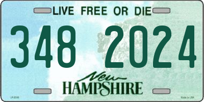 NH license plate 3482024