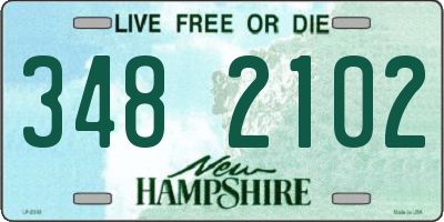 NH license plate 3482102