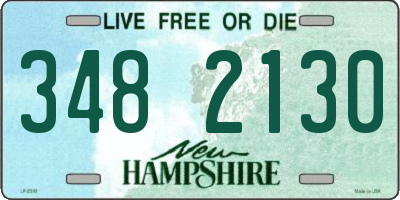 NH license plate 3482130