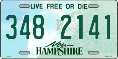 NH license plate 3482141