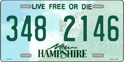 NH license plate 3482146