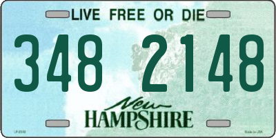 NH license plate 3482148