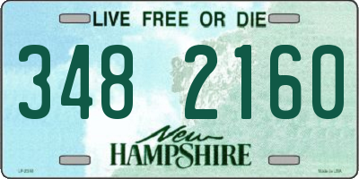 NH license plate 3482160