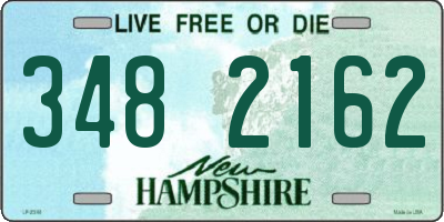 NH license plate 3482162