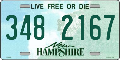 NH license plate 3482167