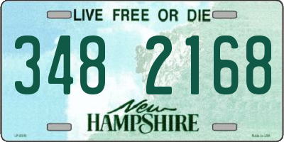 NH license plate 3482168