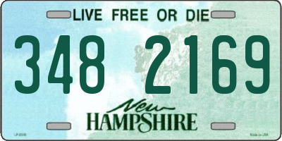 NH license plate 3482169