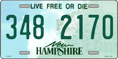 NH license plate 3482170