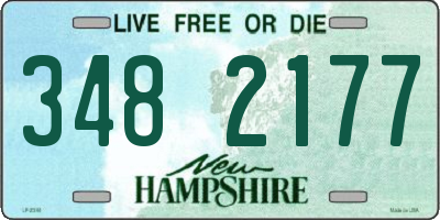 NH license plate 3482177