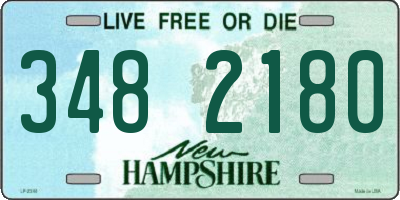 NH license plate 3482180