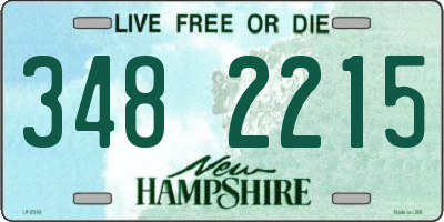 NH license plate 3482215