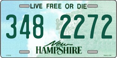 NH license plate 3482272