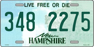 NH license plate 3482275