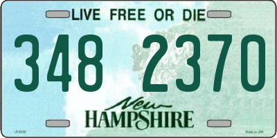 NH license plate 3482370