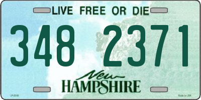 NH license plate 3482371