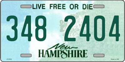 NH license plate 3482404