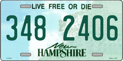 NH license plate 3482406