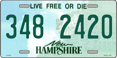 NH license plate 3482420