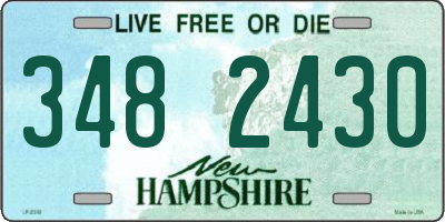 NH license plate 3482430