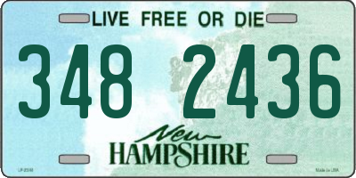 NH license plate 3482436