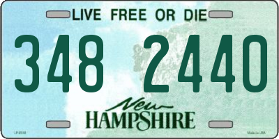 NH license plate 3482440