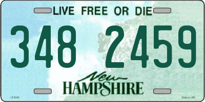 NH license plate 3482459