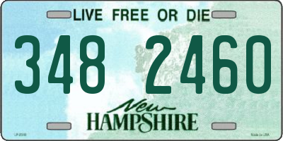 NH license plate 3482460