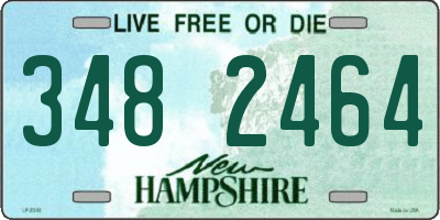 NH license plate 3482464