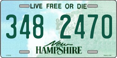 NH license plate 3482470