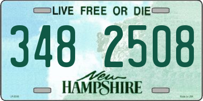 NH license plate 3482508